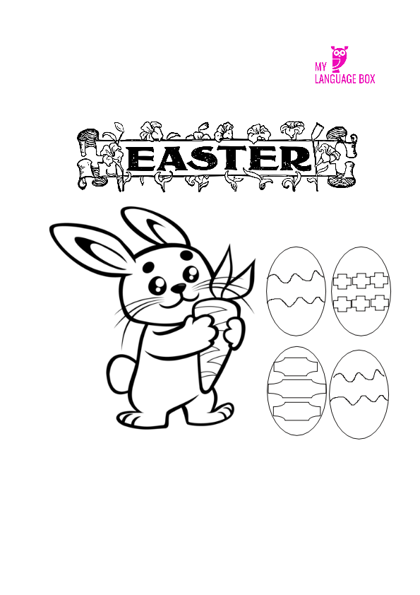 Free Easter printables My Language Box