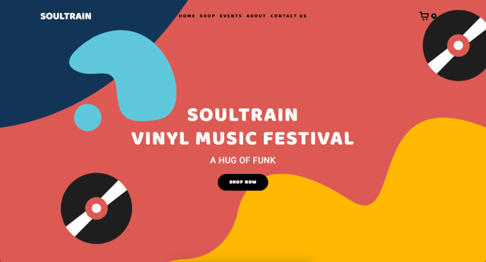 Music Festival Website Template - Soultrain | Ucraft