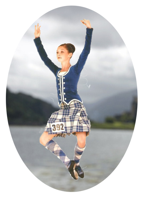 Highland Dancer Blue Kilt Highland Dancer Blue Kilt
