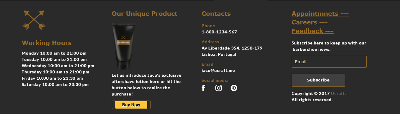 barbershop template
