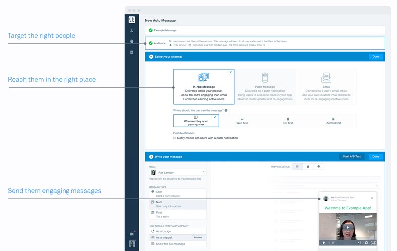 Интеграция Intercom на вебсайт